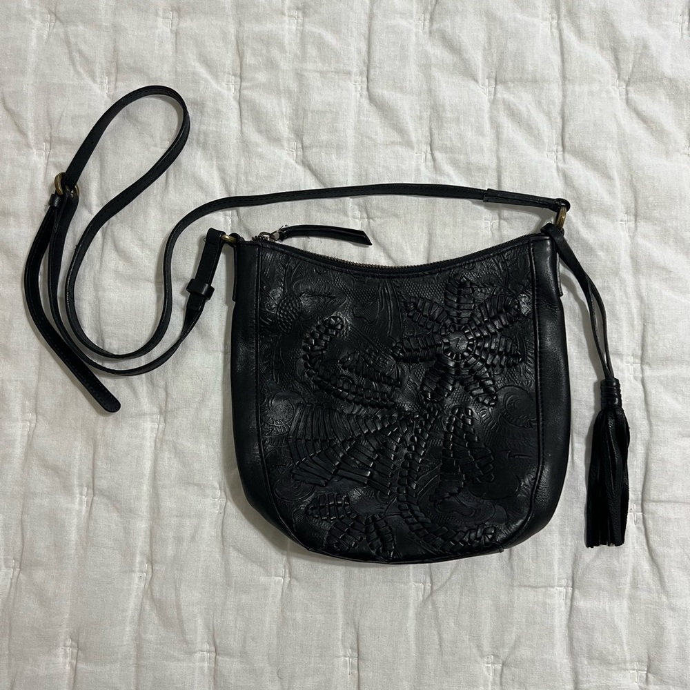 Lucky Brand Black Leather Purse